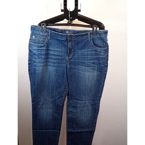 Women's Kut from the Kloth Dark Wash Jeans Catherine Boyfriend Size 18w 30-in...